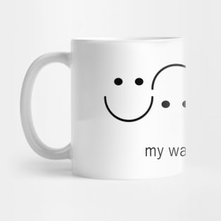 Mood Changing Depressed Women Joke Mind Lifestlye Funny Optimism Strength Emotional  Fighter Girl Teenager Gift Smile Don't Be Sad Mug